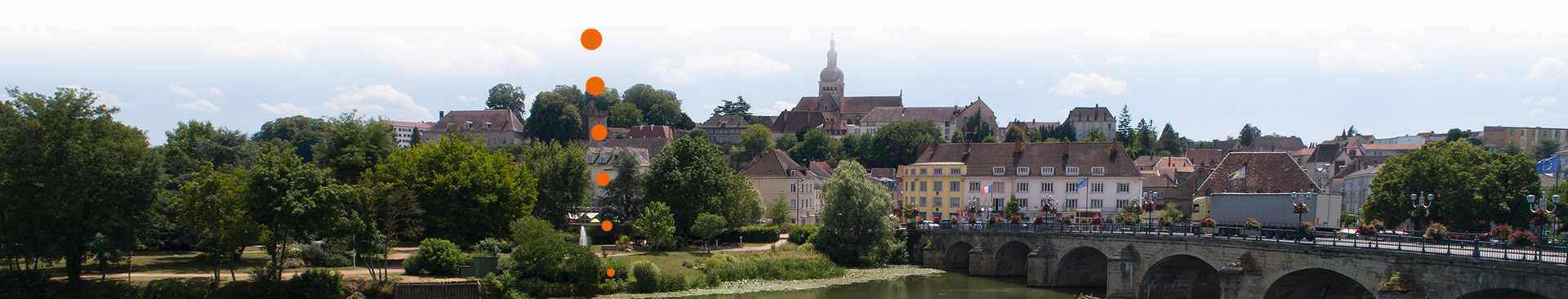 Vue depuis Quay Vergy drone