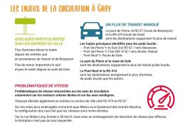 Les enjeux de la circulation à Gray