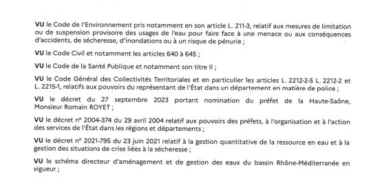 Sécheresse - passage en alerte