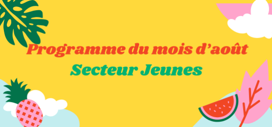 Le programme de l'été des ados