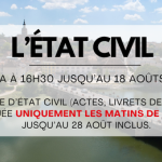 Fermeture anticipée état civil