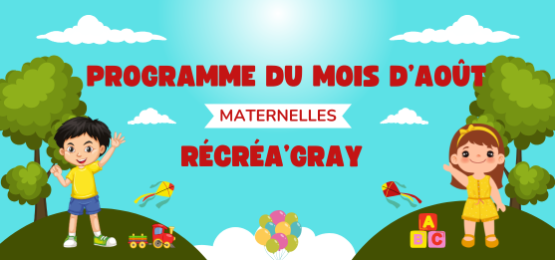 Le programme de l'été des maternelles