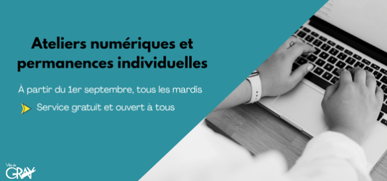Ateliers numériques et permanences individuelles