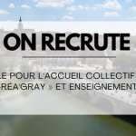 Offre d’emploi : responsable pour l’accueil collectif de mineurs et enseignement 